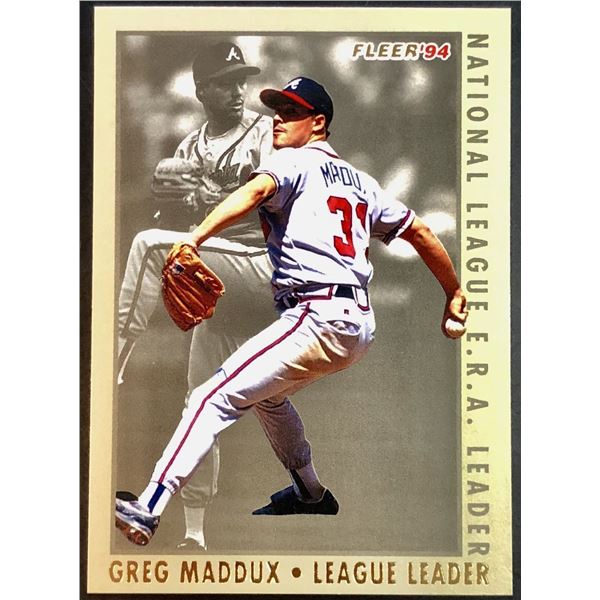 1994 FLEER GREG MADDUX (HOF)
