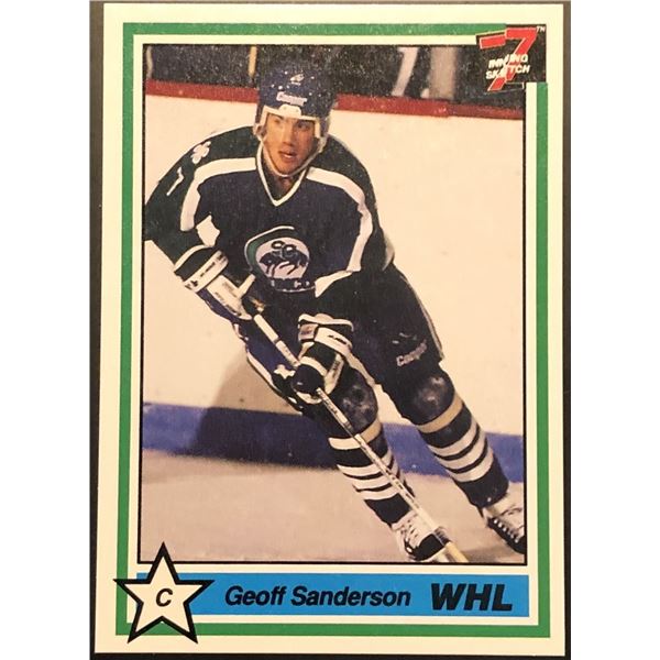 1990-91 GEOFF SANDERSON JUNIOR CARD