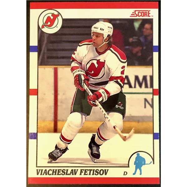 1990-91 SCORE SLAVA FETISOV (HOF) ROOKIE CARD
