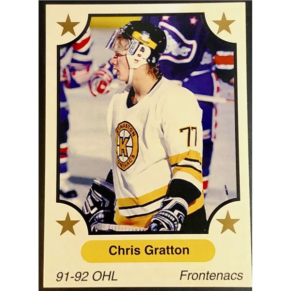 1991-92 KINGSTON FRONTENACS (OHL) - CHRIS GRATTON