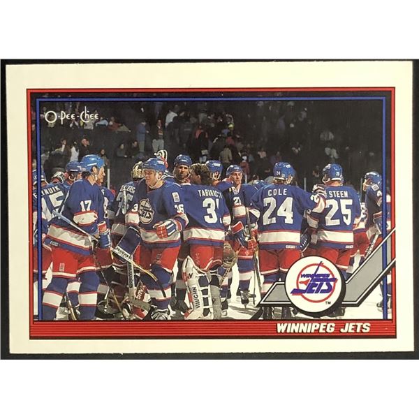 1991-92 O-PEE-CHEE WINNIPEG JETS