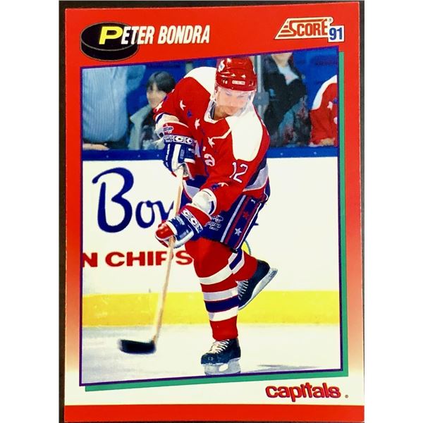 1991-92 SCORE PETER BONDRA ROOKIE CARD