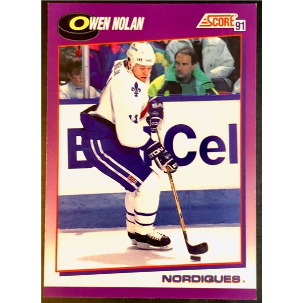 1991-92 U.S. SCORE OWEN NOLAN ROOKIE CARD