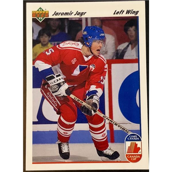 1991-92 UPPER DECK JAROMIR JAGR (HOF)