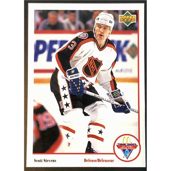1991-92 UPPER DECK SCOTT STEVENS (HOF)
