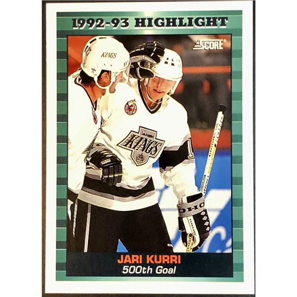 1993-94 SCORE JARI KURRI (HOF)