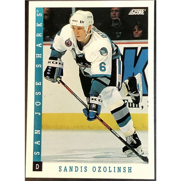 1993-94 SCORE SANID OZOLINSH ROOKIE CARD