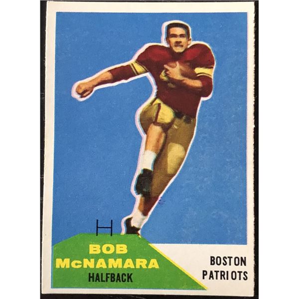 1960 FLEER NFL BOB McNAMARA