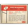 Image 2 : 1960 FLEER NFL BOB McNAMARA