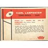 Image 2 : 1960 FLEER NFL CARL LARPENTER