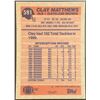Image 2 : 1991 TOPPS CLAY MATTHEWS