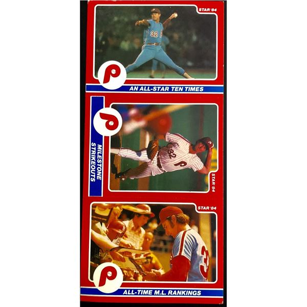 1984 STAR COMPANY STEVE CARLTON (HOF) INTACT FULL PANEL