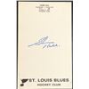 Image 2 : 1968 ST. LOUIS BLUES POSTCARD - GLENN HALL (HOF)
