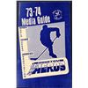 Image 1 : 1973-74 WHA HOUSTON AEROS MEDIA GUIDE