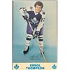 Image 1 : 1976 TORONTO MAPLE LEAFS POSTCARD - ERROL THOMPSON