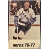 Image 1 : 1976-77 WHA HOUSTON AEROS MEDIA GUIDE