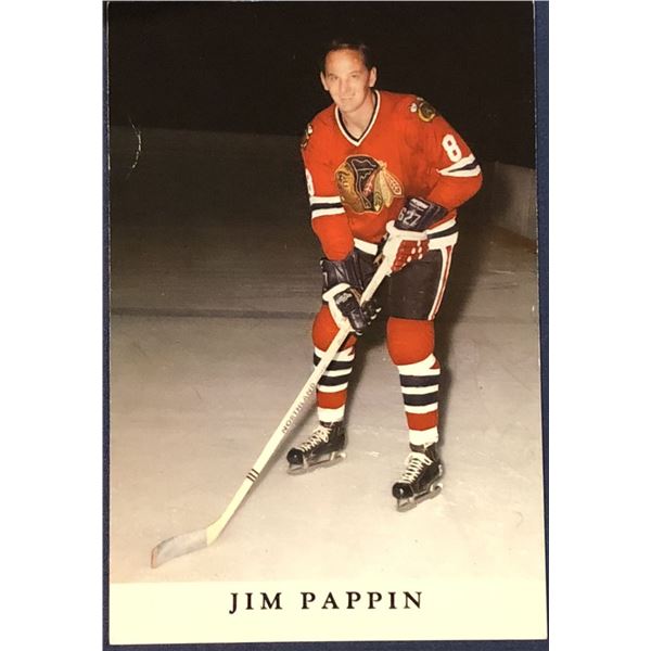 NHL CHICAGO BLACKHAWKS 4"x6" POSTCARD - JIM PAPPIN