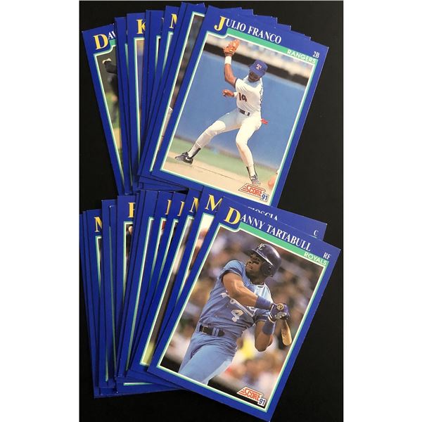 1991 SCORE BASEBALL - 25 CARDS