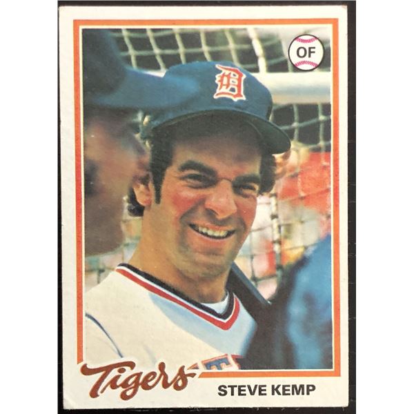 1978 TOPPS STEVE KEMP ROOKIE CARD