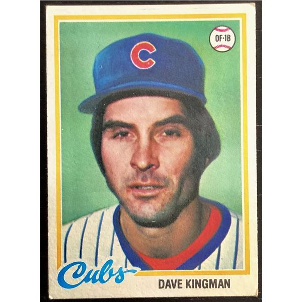 1978 TOPPS DAVE KINGMAN