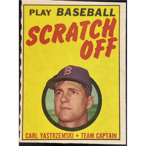 1970 TOPPS INSERT - CARL YASTRZEMSKI (HOF)