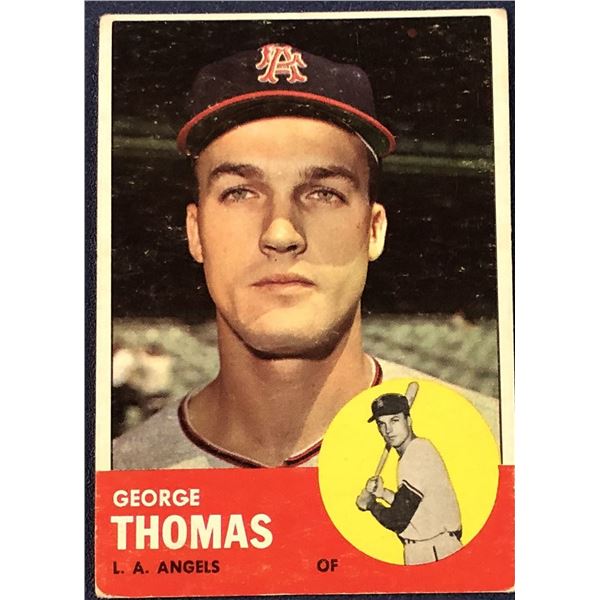 1963 TOPPS GEORGE THOMAS