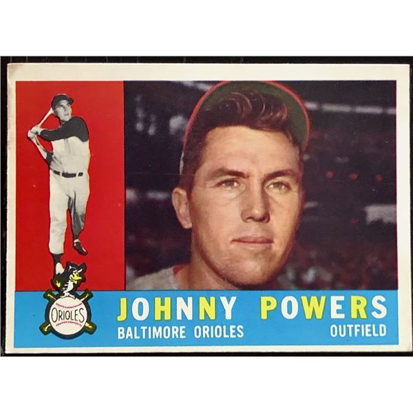 1960 TOPPS JOHNNY POWERS