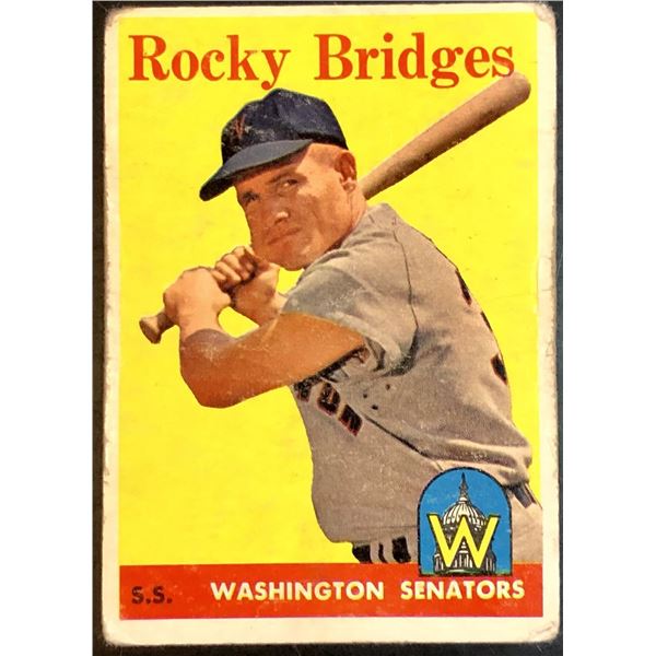 1958 TOPPS ROCKY BRIDGES