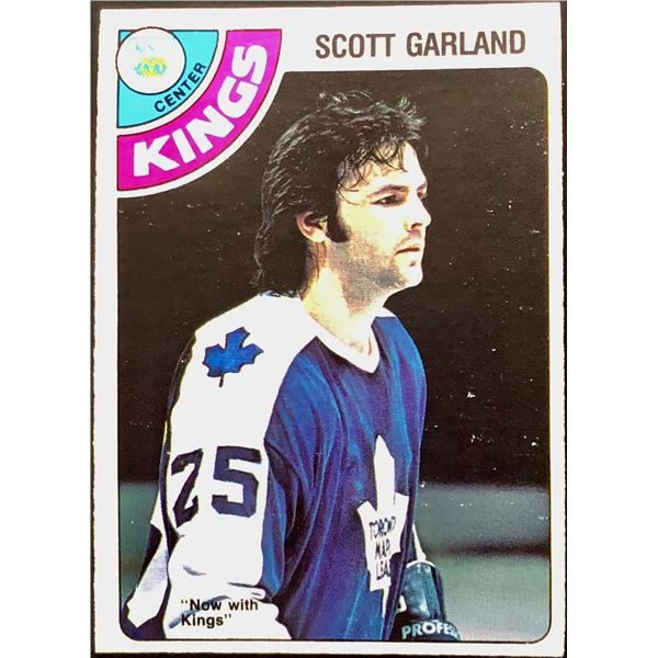 1978-79 O-PEE-CHEE SCOTT GARLAND ROOKIE CARD