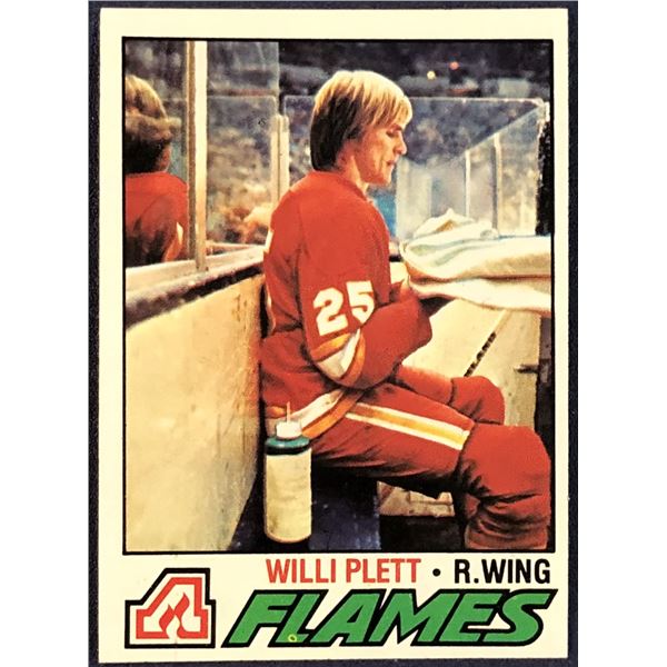 1977-78 TOPPS WILLI PLETT ROOKIE CARD