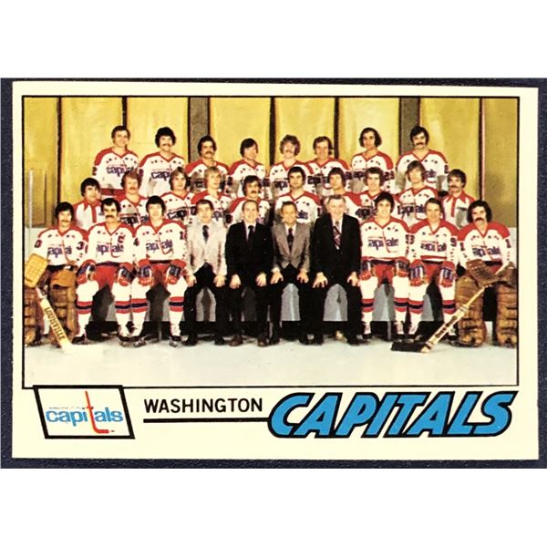 1977-78 TOPPS WASHINGTON CAPITALS