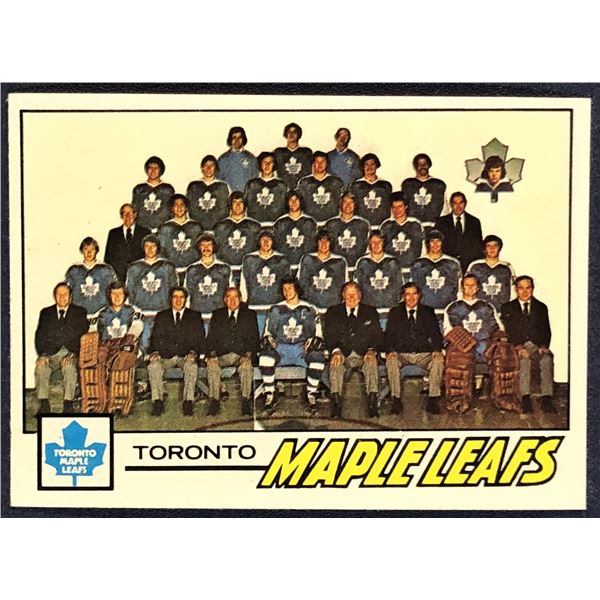 1977-78 TOPPS TORONTO MAPLE LEAFS