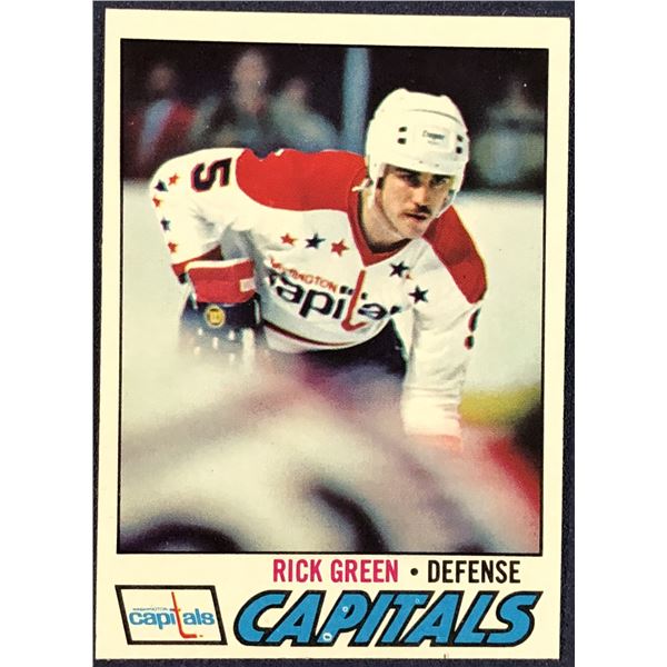 1977-78 TOPPS RICK GREEN ROOKIE CARD