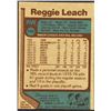Image 2 : 1977-78 TOPPS REGGIE LEACH (HOF)