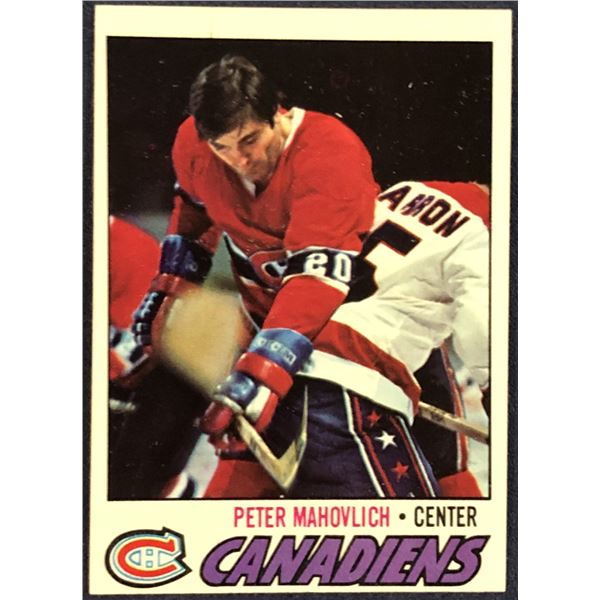 1977-78 TOPPS PETER MAHOVLICH (HOF)