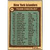 Image 2 : 1977-78 TOPPS NEW YORK ISLANDERS