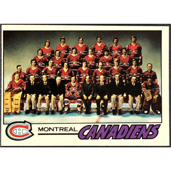 1977-78 TOPPS MONTREAL CANADIENS