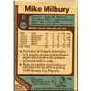 Image 2 : 1977-78 TOPPS MIKE MILBURY ROOKIE CARD