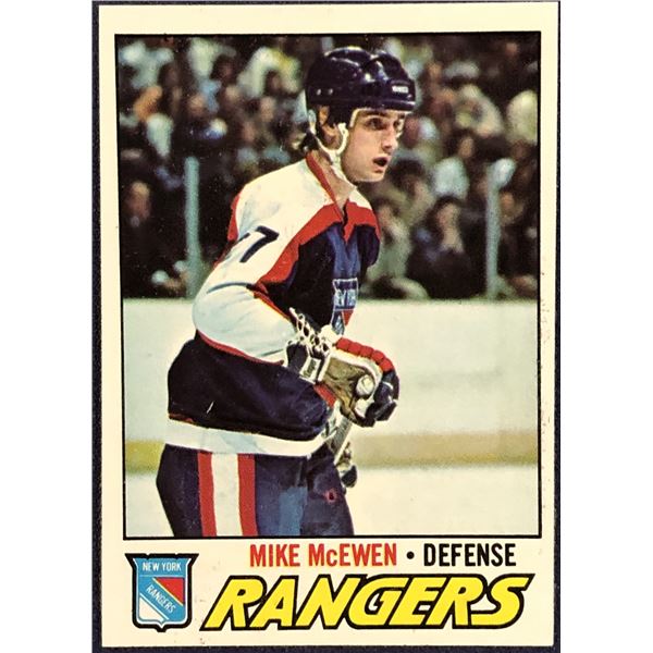 1977-78 TOPPS MIKE McEWEN ROOKIE CARD