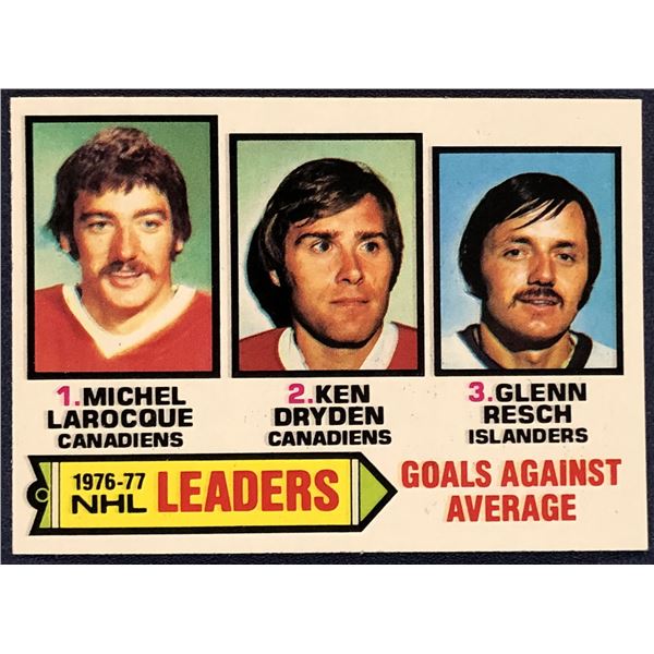 1977-78 TOPPS KEN DRYDEN (HOF)