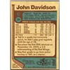 Image 2 : 1977-78 TOPPS JOHN DAVIDSON (HOF)