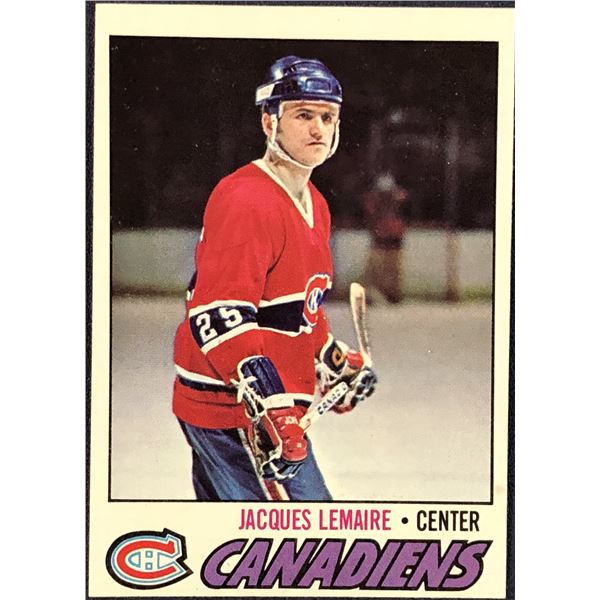 1977-78 TOPPS JACQUES LEMAIRE (HOF)
