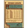 Image 2 : 1977-78 TOPPS JACQUES LEMAIRE (HOF)
