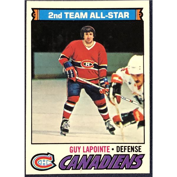1977-78 TOPPS GUY LAPOINTE (HOF)