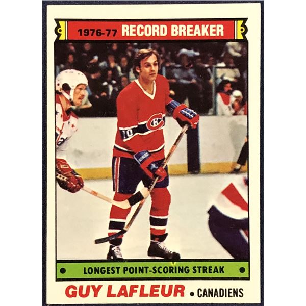 1977-78 TOPPS GUY LAFLEUR (HOF)