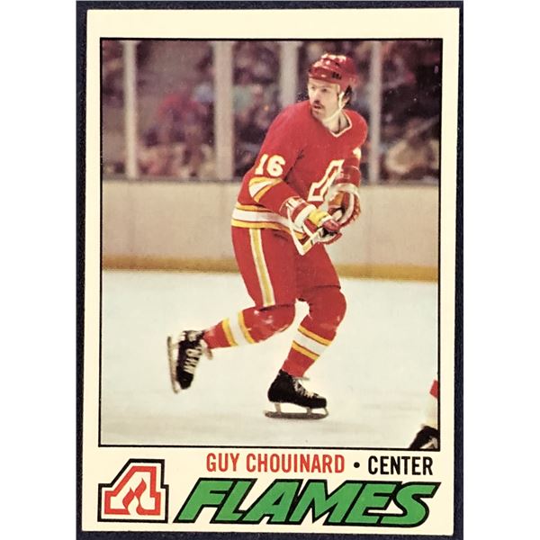 1977-78 TOPPS GUY CHOUINARD ROOKIE CARD