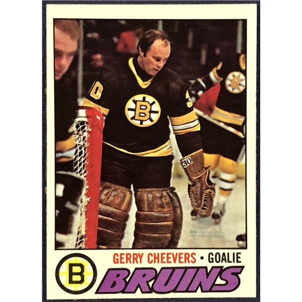 1977-78 TOPPS GERRY CHEEVERS (HOF)