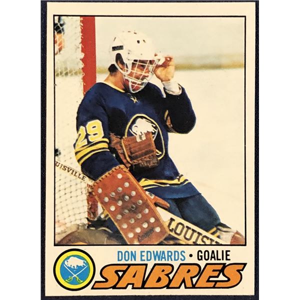 1977-78 TOPPS DON EDWARDS ROOKIE CARD