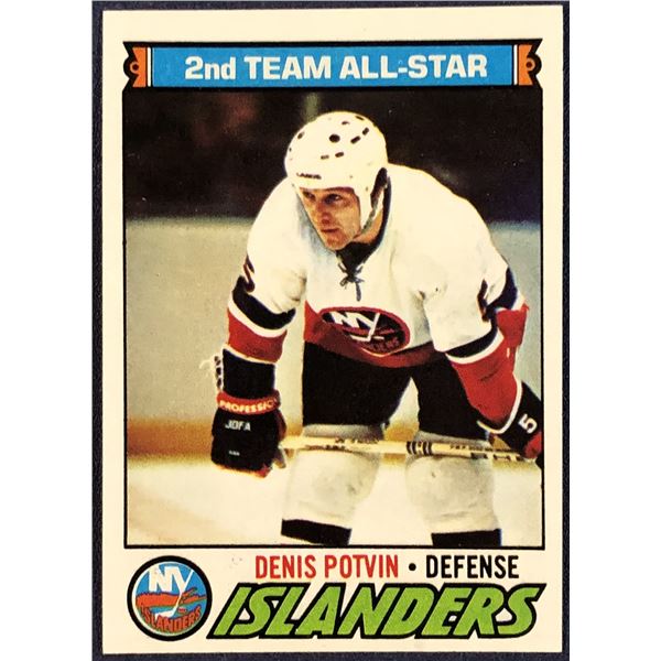 1977-78 TOPPS DENIS POTVIN (HOF)