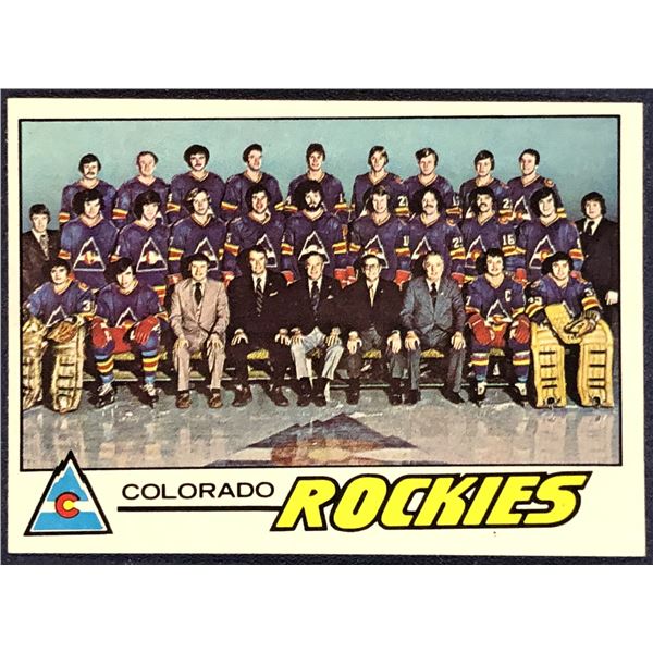 1977-78 TOPPS COLORADO ROCKIES